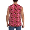 thumbnail image 4 of Fotbe Men's German Shepherd Dog Print Men's Sleeveless Muscle Tank Tops Casual T-Shirts for Gym Workout Beach-Small, 4 of 8