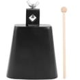 thumbnail image 1 of MasteelfCA 1 Set Metal Cowbell With Stick Hand Percussion Cowbell Noise Maker Musical Instrument, 1 of 9