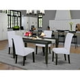 thumbnail image 4 of East West Furniture Dining Room Set Black, DUBA5-BLK-05, 4 of 4