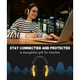 thumbnail image 6 of ZOHAN EM037 Bluetooth 6.0 Hearing Protection with 120H Working Time, SNR 31dB Noise Reduction Ear Protection,Rechargeable Ear Muffs with Mic for Mowing, Workshops, Construction, Snowblowing, Yellow, 6 of 8