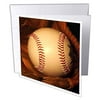 baseball - greeting cards, 6 x 6 inches, set of 12 (gc_4387_2)