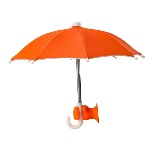 S SERENABLE Support de Cellulaire Pare-Soleil Gadget pour Navigation de Voiture Vélo Téléphone Intelligent Extérieur orange