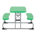 thumbnail image 2 of Mesa de Picnic Lifetime con Bancas para Niños Verde, 2 of 4