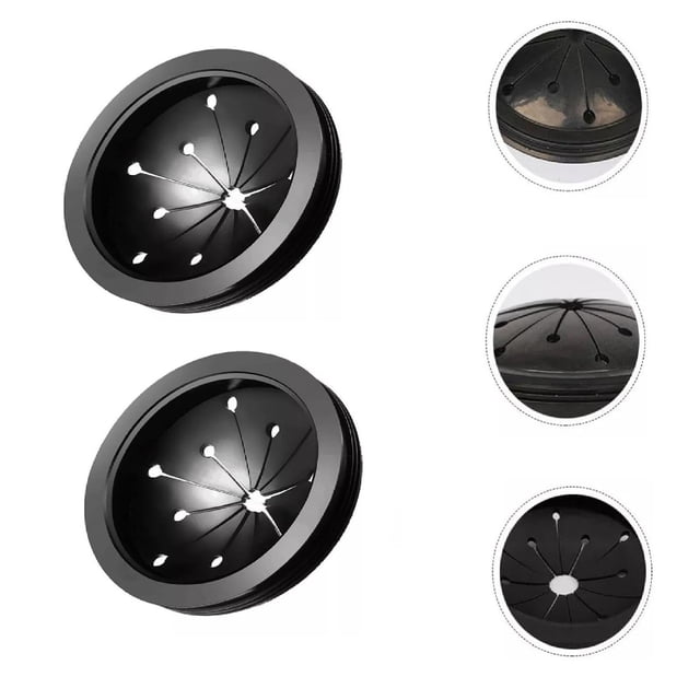 Kitchen Supplies 2pcs Garbage Disposal Splash Guard Garbage Disposal Cover For Sink Kitchen Disposal Replacement Garbage Disposal Splash Guard Collar Sink Baffle Waste Food Disposal Accessories