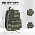 thumbnail image 6 of Goofa Jungle Green Camo USA Flag Printed Backpack,Laptop Backpack,Durable Anti-Theft Travel Work Backpack,Water-resistant Backpack, 6 of 9