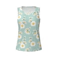 thumbnail image 5 of Goofa Floral Daisy Printed Womens Workout Tops for Women Sleeveless Yoga Shirts Athletic Running Tank Tops Sleeveless Gym Clothes Workout Apparel-Large, 5 of 9