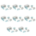 thumbnail image 2 of Miniature Kitchen Furniture Set, Smoothing Surfaces Kettle Bright Color Dollhouse Miniature Toaster Oven  For Daily Play For Kids, 2 of 8