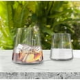 thumbnail image 2 of Artland Soho Optic 16 Piece Glassware Set - Elegant Durable Glasses for Every Occasion - Champagne, Double Old Fashion, Goblet, Highball Glasses, Barware Essentials for Entertaining & Gifting (Clear), 2 of 8