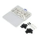 thumbnail image 5 of Cable 220PCS Terminales De Alambre De Cobre Conector De Terminales De Anillo ABS Resistente Al Calor Con Caja De Almacenamiento Para Solar, 5 of 7