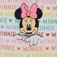 thumbnail image 4 of Disney Minnie Mouse Infant Baby Girls T-Shirt and French Terry Shorts Outfit Set Infant to Big Kid, 4 of 5