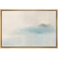 thumbnail image 3 of PixonSign Framed Canvas Print Wall Art Pastel Blue Cloudy Sky Landscape Abstract Shapes Illustrations Modern Art Decorative Minimal Relax/Calm for Living Room, Bedroom, Office - 24"x36" Natural, 3 of 5