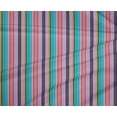 thumbnail image 3 of oneOone Polyester Lycra Fabric Multicolor Stripe Print Fabric BTY 56 Inch Wide, 3 of 3