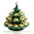 thumbnail image 3 of FYHALE Christmas Tree Deviled Egg Platter, 24-Hole Deviled Egg Tray, Christmas Deviled Egg Holder Tree Shape, Ceramic Deviled Egg Plate for Holiday Parties & Farmhouse Table Décor (E), 3 of 5