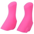 thumbnail image 2 of Un par de fundas protectoras de silicona para manillar de bicicleta de carretera, empuñaduras cómodas, accesorio para ciclismo, color rosa, un par, 2 of 9