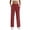 Brick Red, variant on Kelon Women's Wide Leg Pants with Pockets High Waist Loose Sweatpants Casual Lounge Yoga Workout Palazzo S-2XL