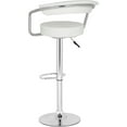 thumbnail image 4 of SAFAVIEH Angus Contemporary 39.4" Swivel Bar Stool, White, 4 of 4