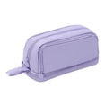 thumbnail image 4 of Vacemry Under $5 Four-Window Pencil Case, Solid Color Large Capacity Organizer, Multifunctional Stationery Storage Bag, Elementary Student School Supply, Dirt-Resistant Writing Tool Holder, 4 of 9