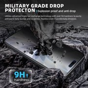 3-Pack 9H+ Tempered Glass Screen Protector for iPhone [2x HD Clear + 1x Privacy] | Military-Grade Shatterproof | No-Dust Installation Kit (15/16)