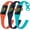 3-Orange/Teal/Dark blue, variant on MYKOMI Slim Bands Compatible with Fitbit Charge 5 Women Men, Adjustable Soft Silicone Sport Replacement Watch Band Straps Wristbands Bracelet for Charge 5 Activity Tracker