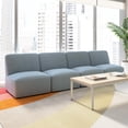 thumbnail image 2 of Assemble Modular 4 Seater Sectional Lounge Sofa in Mist Fabric, 2 of 8