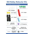 thumbnail image 5 of Old Nobby Organic Chemistry Model Kit (115 Pieces) Chemistry Set Molecular Model Kit, Atoms and Bonds with Instructional Guide - Chemistry Kit for Students, Teachers & Young Scientists, 5 of 8