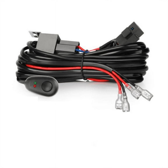 Wiring Harness Kit for 2 Light Fuse On- Switch 12V 40A Relay 180 W/ 300W 4-52 Inch Led Work Bar