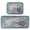 Large Flower in Full Bloom, variant on 2-Piece Kitchen Rugs Set Non-Slip Mats Carpet Floor for Kitchen, Bathroom (19.7"x27.6" & 19.7"x47.2") Enchanted Flowers Painting