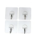 thumbnail image 4 of LEORX 12Pcs Strong Adhesive Hooks Plated Silver with Easy Installation and Home Wall Hooks, 4 of 7