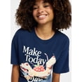 thumbnail image 2 of Weekend Academy Girls Graphic Tee with Short Sleeves, Sizes 4-18, 2 of 4