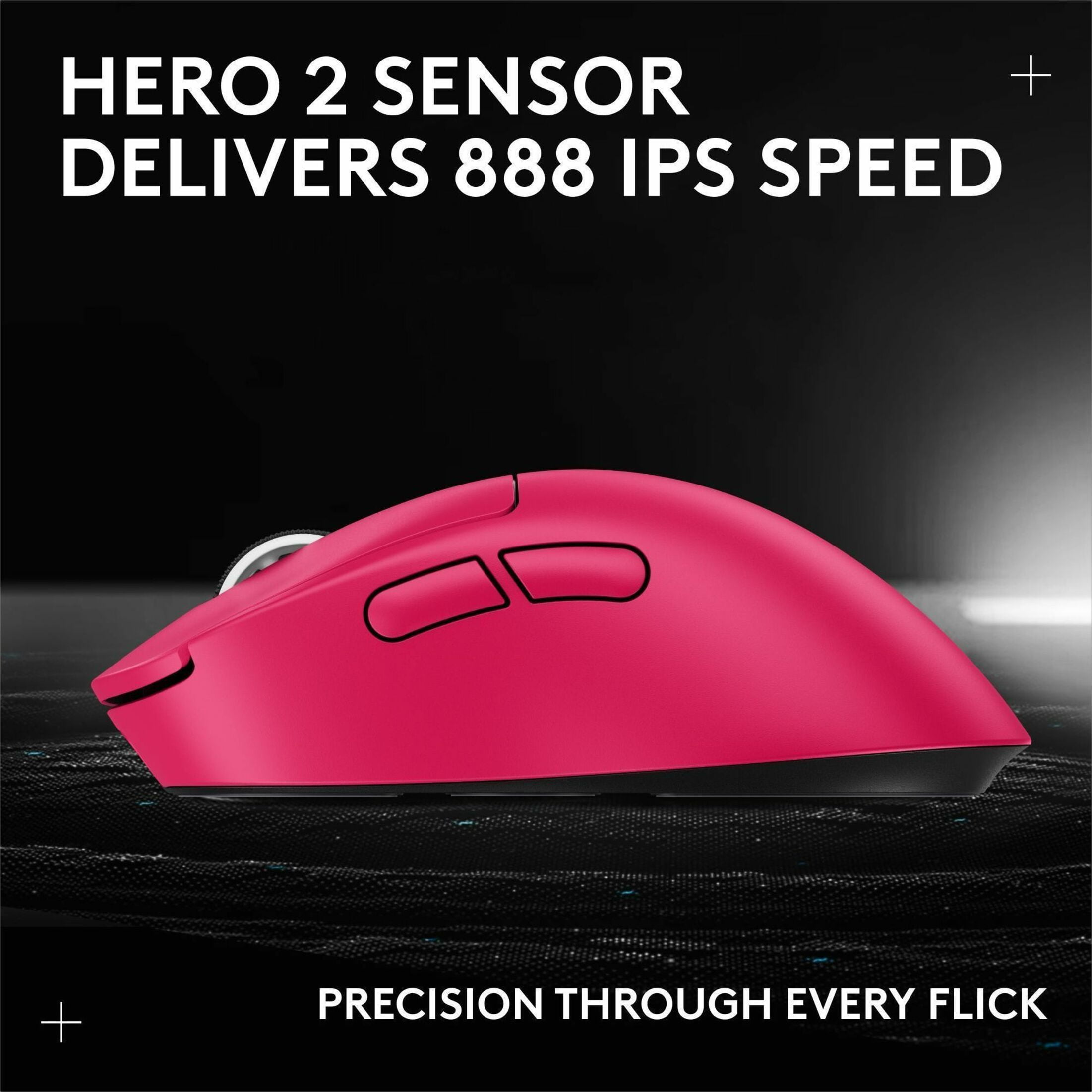 Logitech G Pro X Superlight 2 Dex Lightspeed Wireless Gaming Mouse, Pink
