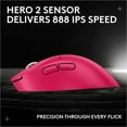 thumbnail image 5 of Logitech G Pro X Superlight 2 Dex Lightspeed Wireless Gaming Mouse, Pink, 5 of 14