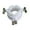 Type C White, variant on Luwecf 49.5mm Portable Tire Disassembly Lightweight Car Repair Tool Tire Changer Rotary Type C White