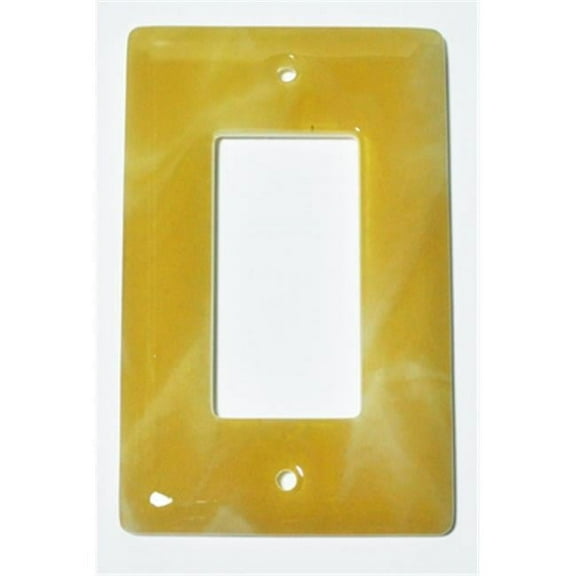 Amber Swirl 1 Gang Decora