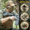thumbnail image 2 of 6" Foldable Half Face Airsoft Mesh Mask with Ear Protection, Military Tactical Lower Face Protective Mask khlai, 2 of 5