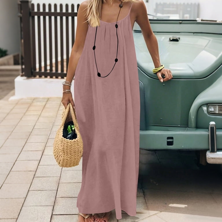 knee length dresses for ladies Beaton Linen House Dress main image 0
