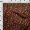thumbnail image 2 of oneOone Polyester Lycra Brown Fabric Giraffe Animal Skin Fabric For Sewing Printed Craft Fabric By The Yard 56 Inch Wide, 2 of 4