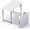 White, variant on 4 Feet Foldable Table Adjustable Height with Built in Handle, Steel Legs | 4FT Heavy Duty Portable | Perfect for Party Dining Wedding Events Picnic Indoor Outdoor Camping Utility Folding - 4 Foot