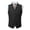 Black, variant on WIZUTIZ Men's Dress Vest Solid Color Lapel Single Breasted Multi-Pocket Sleeveless Breathable Lightweight Summer Casual Comfortable Button Front Vest