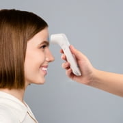 Innovo Medical iF100A Non-Contact Touchless Forehead Thermometer with Fever Alert, White