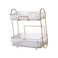thumbnail image 2 of Desktop Sundries Storage Box Bathroom Organizer Container Bedroom Storage Tray Multifunction Skincare Holder Multifunctional for Vanity Desk Clear, 2 of 8