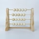 thumbnail image 3 of Ábaco de madera para niños, matemáticas, suma y resta, juguetes matemáticos, marco de conteo Blanco, 3 of 8