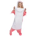 thumbnail image 2 of Fozruso Kids Animal Rompers Flannel Hooded Piece Cosplay Costume Soft Rompers For Boys Girls Party Party Fleece Jumpsuit for Kids, 2 of 5