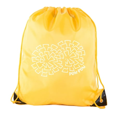 - Cheer Bags, Pom Pom and Cheerleader drawstring Backpacks, Cheerleader Team bags