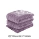 thumbnail image 2 of Lunxisen 1 Pcs Soft Fleece Throw Blanket Cozy Lightweight Blanket for Bed, Sofa Travel Warm Plush Decorative Throw for Home(59*39in), 2 of 8