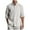 Beige, variant on Linen Button Down Shirts for Men Pocket Dress Casual Blouses Long Sleeve Lapel Collar Solid Color Shirt Tops (XL, White)