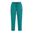 thumbnail image 5 of BVOFAR Womens Cargo Hiking Pants with Zipper Pockets Lightweight Straight Leg High Waisted Trousers Athletic Trouser for Travel Climbing Hiking Mint Green XXL, 5 of 9