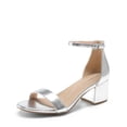 thumbnail image 1 of Sandalia para Mujer DREAM PAIRS 9.5 Plata Tacón Bajo y Grueso, 1 of 7