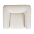 thumbnail image 6 of Alpine 43.5" Sherpa Arm Chair Ivory White Boucle, 6 of 9