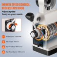 thumbnail image 3 of STAWAY Alimentation Électrique en Z pour Machine à Laminer - Couple de 450 Pouces, Vitesse Réglable de 0 à 200 Tr/min, Compatible avec Bridgeport et Plus, 3 of 8