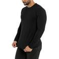 thumbnail image 3 of X RAY JEANS Mens Long Sleeve Crewneck T-Shirt, Black, 3XL, 3 of 9